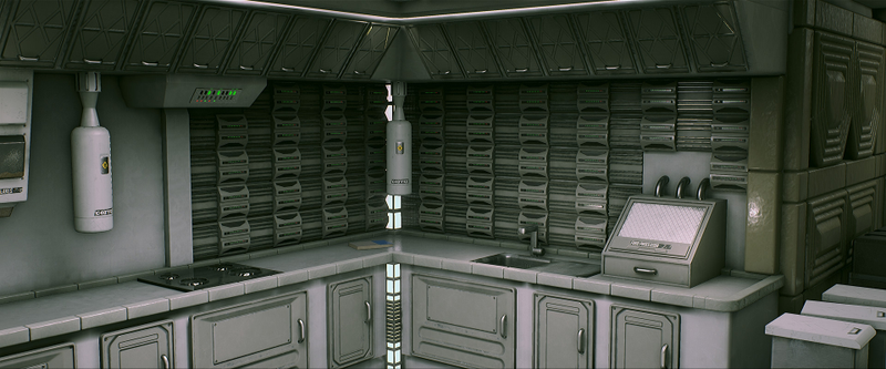 Illustration for article titled Alien: Isolation Fan Art Really Nails The 'Deserted Space Station' Feel